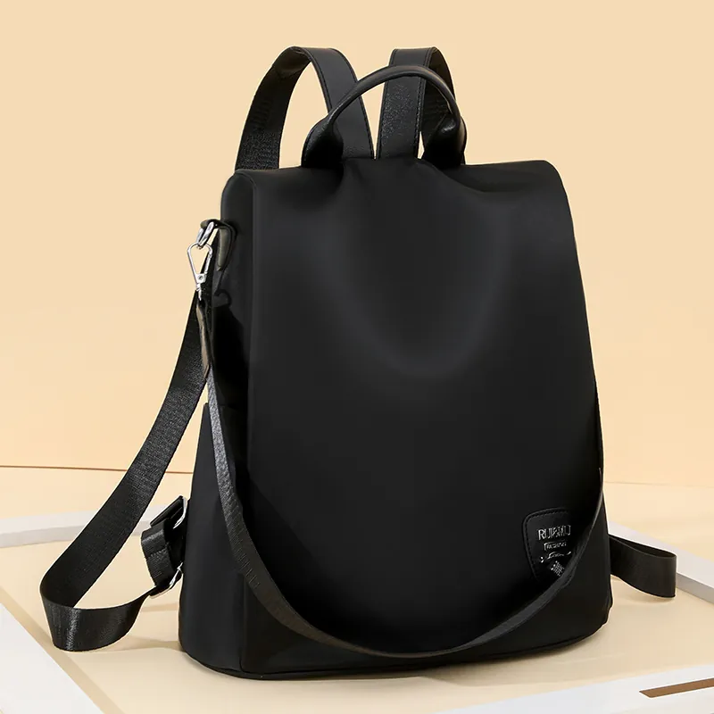 Anti Theft Backpack For Women Waterproof Nylon Oxford Cloth Lightweight Large Capacity Casual Travel Fashion Bag