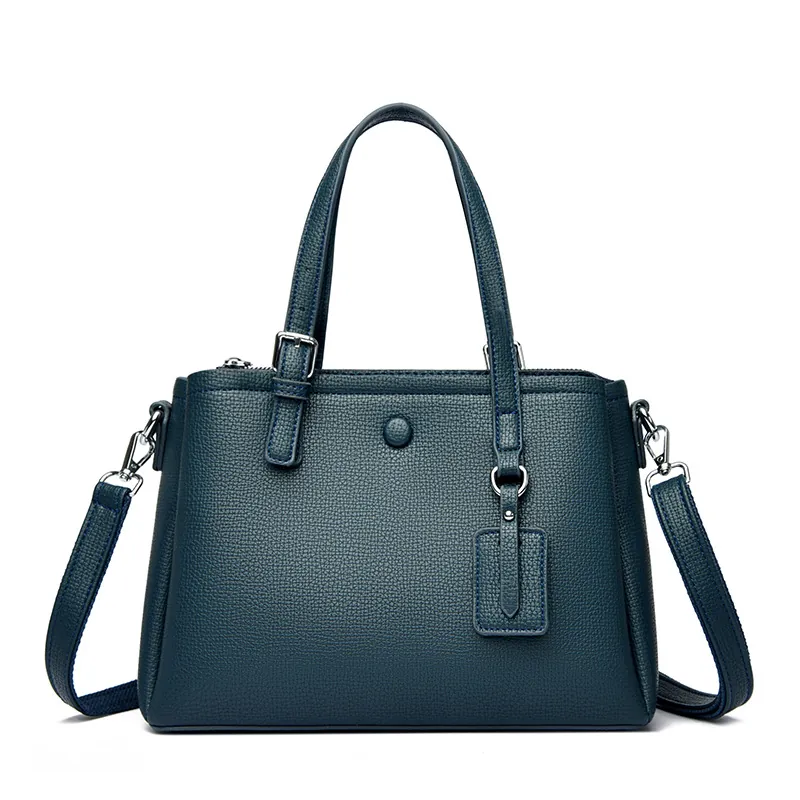 Sac À Main Pour Femmes En Cuir PU À Motif Lychee Grande Capacité Sac À Bandoulière Vintage Avec Sangle Amovible Élégant