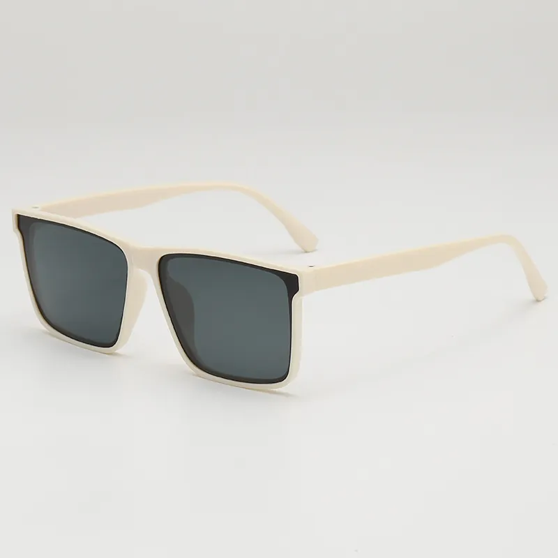 Square Sunglasses With PC Frame And AC Lens UV400 Protection Retro Ins Style Fashion For Outdoor Driving Beach Unisex