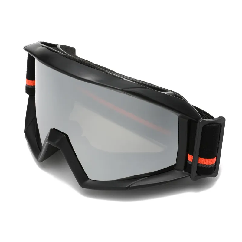 Professional Ski Goggles PC Lens Silicone Frame Anti-Fog Windproof UV Protection Outdoor Sports Eyewear Adult Unisex