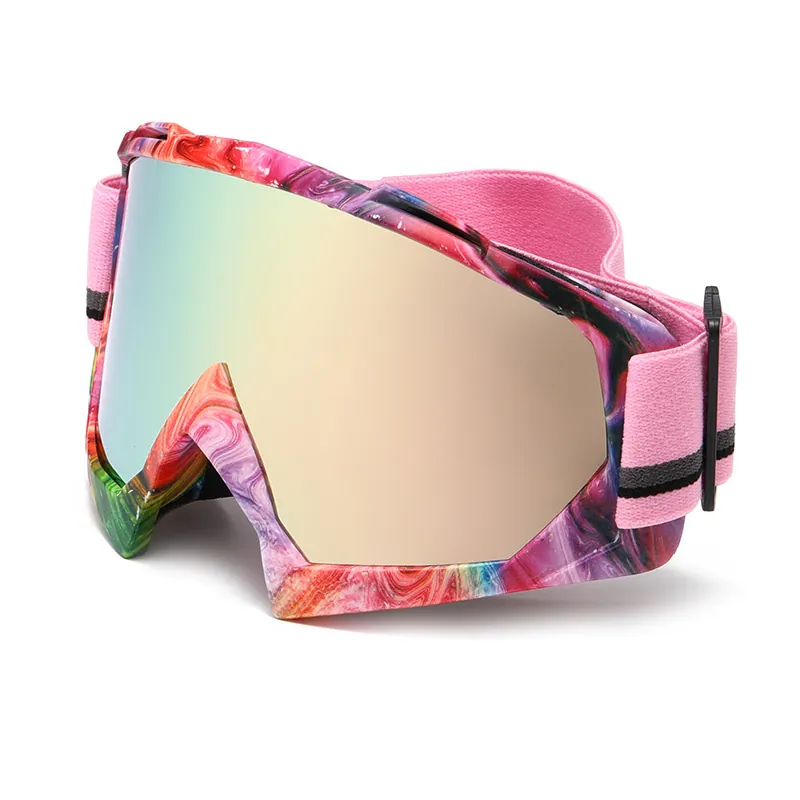 Professional Ski Goggles Windproof UV Protection HD Mirror Lens Over Glasses For Winter Outdoor Sports Cycling Motorcycle