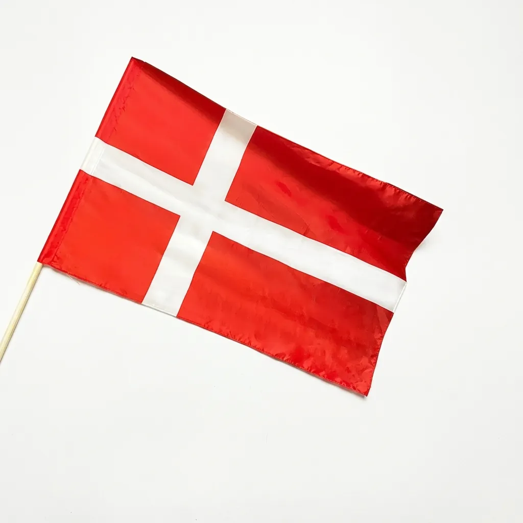 Denmark National Flag Dannebrog Polyester Fabric Nordic Cross Banner For Outdoor Indoor Festival Sports Event Decoration