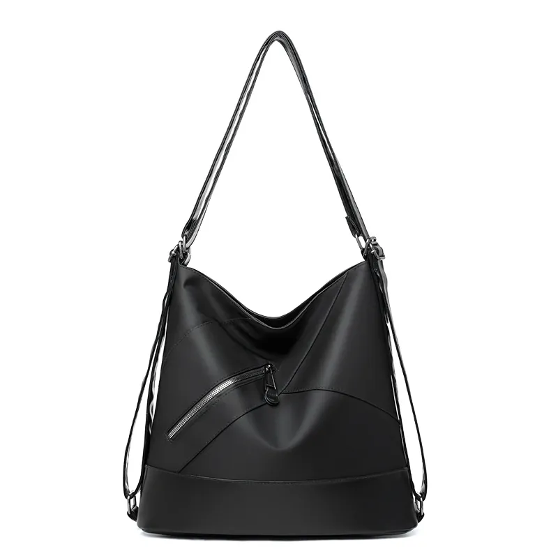 Borsa A Spalla Donna Multifunzionale Nylon Impermeabile Grande Capacità Zaino Tracolla Borsa Da Viaggio Versatile