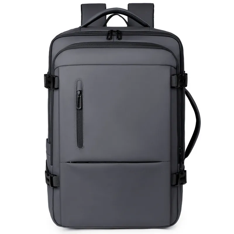 Business Travel Backpack Men Waterproof Expandable Laptop Bag Large Capacity Minimalist Commuter Schoolbag