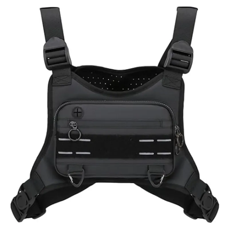 Tactical Chest Bag Oxford Cloth Waterproof Breathable Adjustable Strap Outdoor Sports Running Hiking For Men