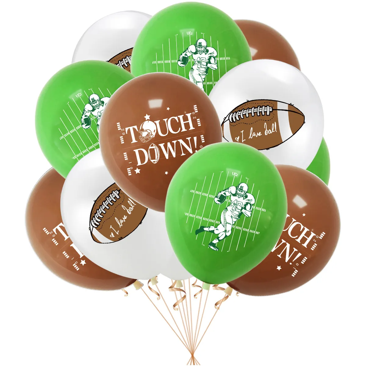Palloncini per Feste a Tema Football Americano Set di Palloncini in Lattice per Compleanno Ragazzi Decorazioni Sportive