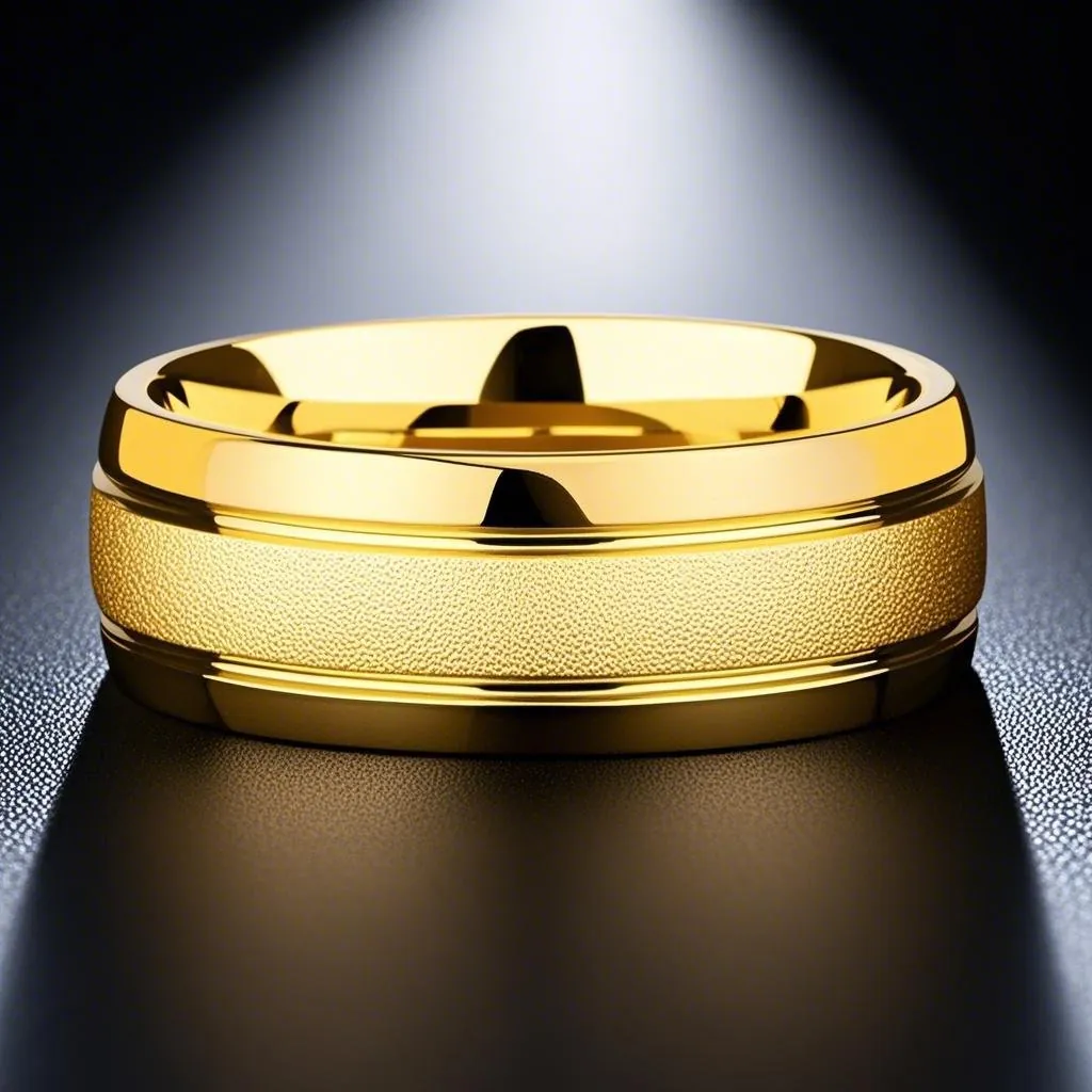 Bague Dépolie en Acier Titane Inoxydable pour Couples Bijoux Minimalistes Gravés Forever Love pour Hommes Femmes Bijoux Quotidiens