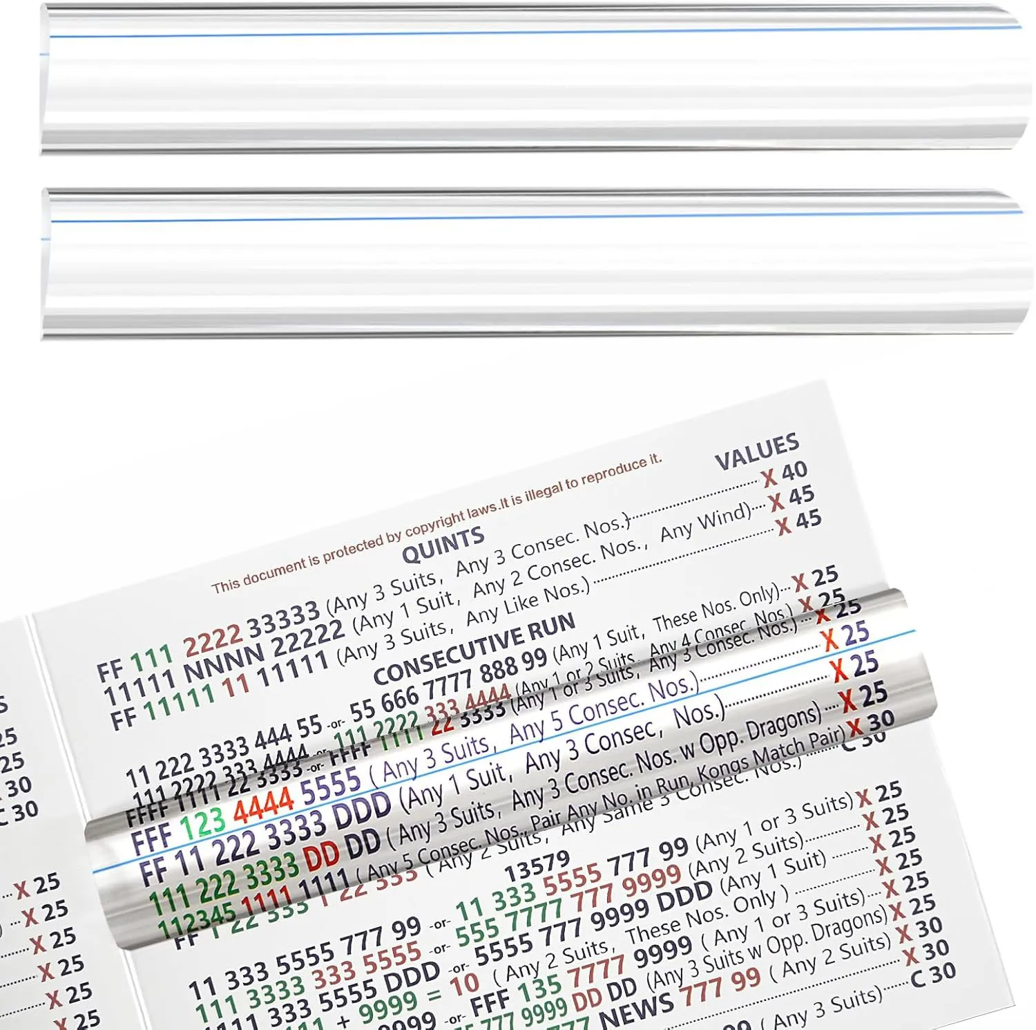 Acrylic Bar Magnifier Reading Guide Line Finder For Small Print Clear Magnifying Ruler For Mahjong Games Seniors Office Aid