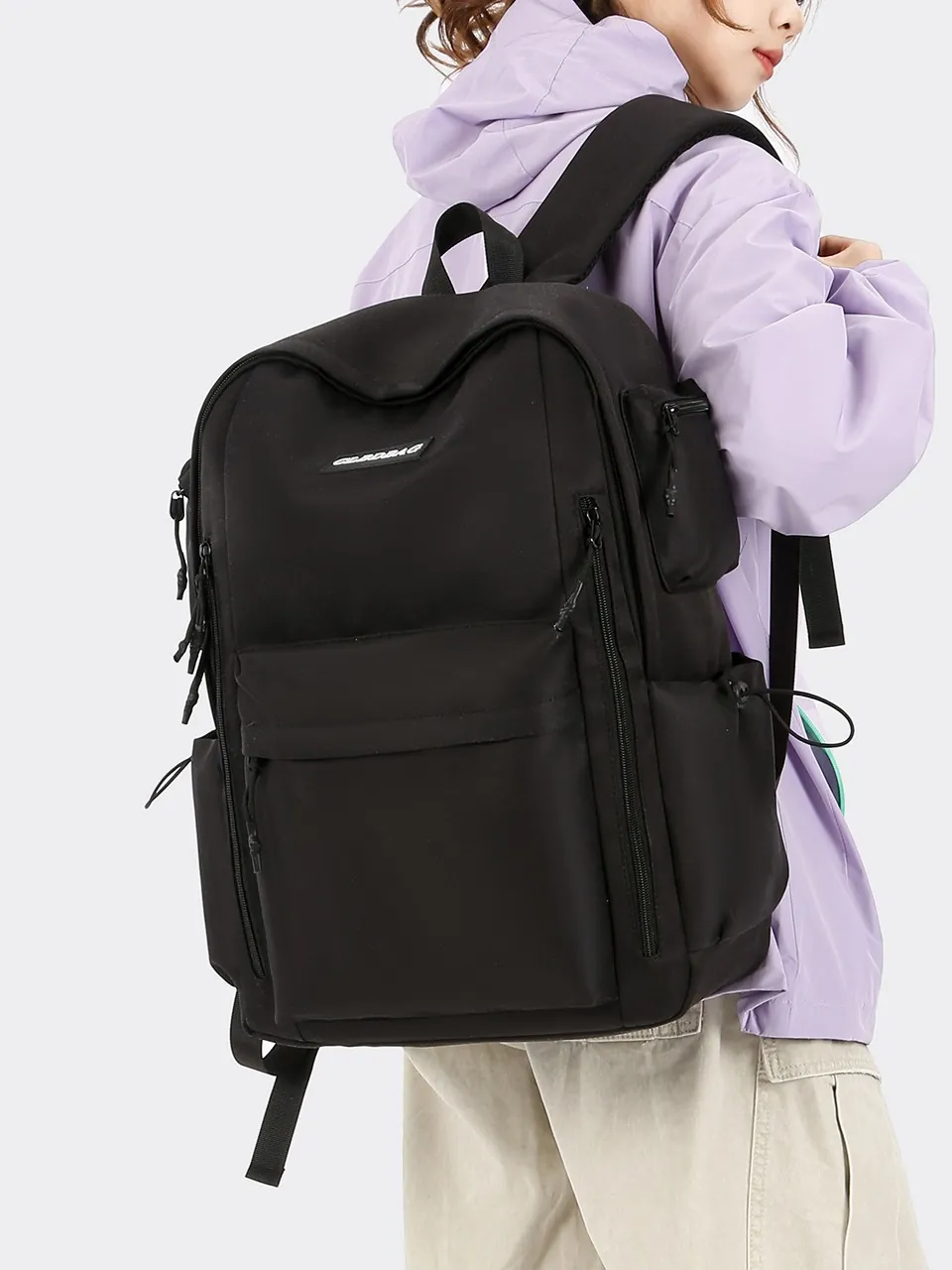 Lightweight Large Capacity Travel Backpack For Women Men Waterproof Nylon Commuter Outdoor Sports Fashion Daypack Backpack