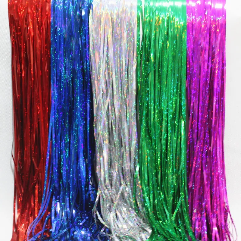 Laser Punkt Lametta Vorhang Metallic Folie Fransen Hintergrund Für Hochzeit Geburtstag Party Dekoration Foto Stand Hintergrund