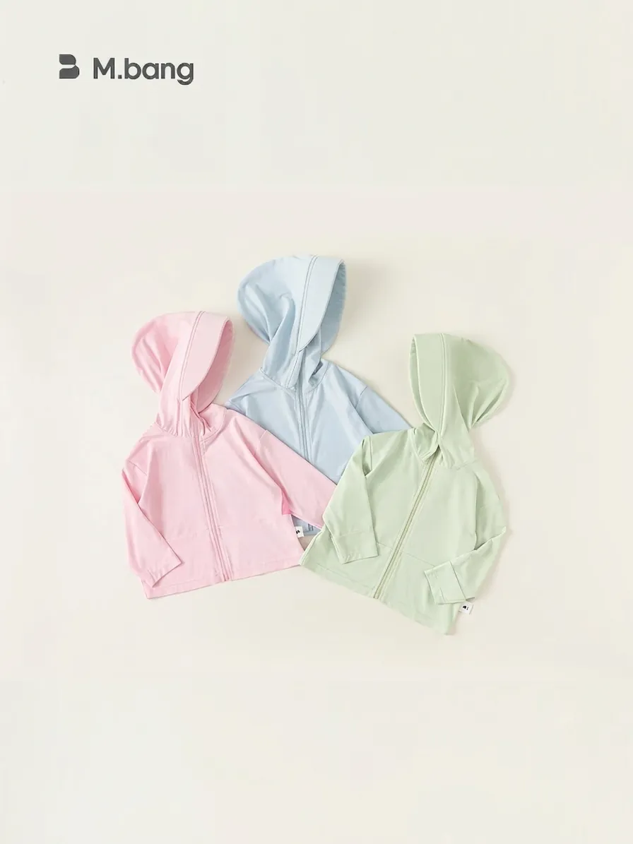 Giacca Protezione Solare UV Bambini UPF 50+ Traspirante Con Cappuccio Giacca a Vento Leggera Cappotto Estivo Outdoor per Ragazzi Ragazze
