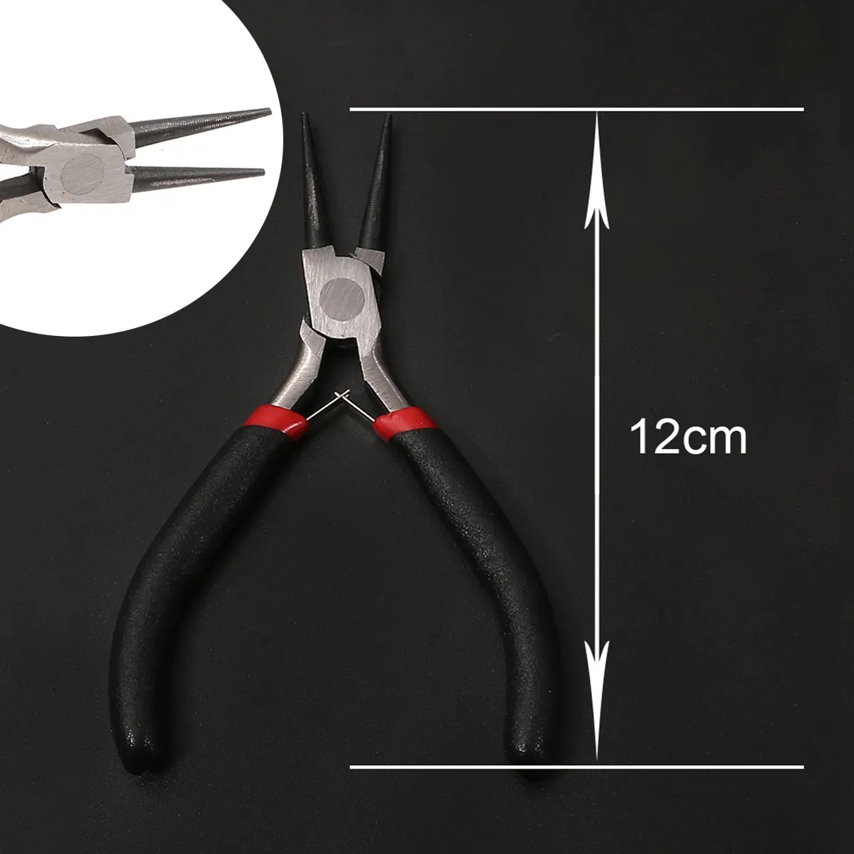 Precision Carbon Steel Pliers For Jewelry Making DIY Professional Hand Tool With Anti Slip Handle For Beading Repair