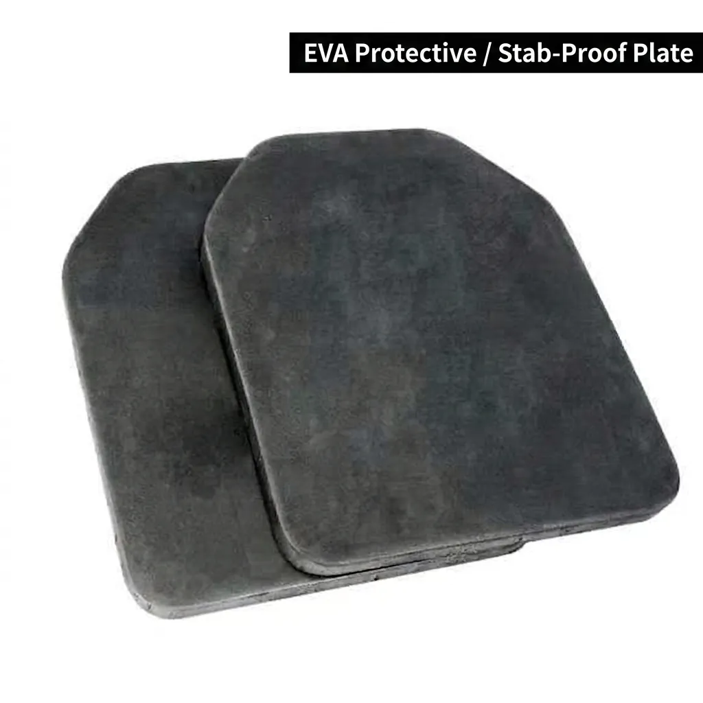 EVA Tactical Vest Protective Plate Outdoor Training Weight Insert Impact Resistant Stab Proof Foam Board Black