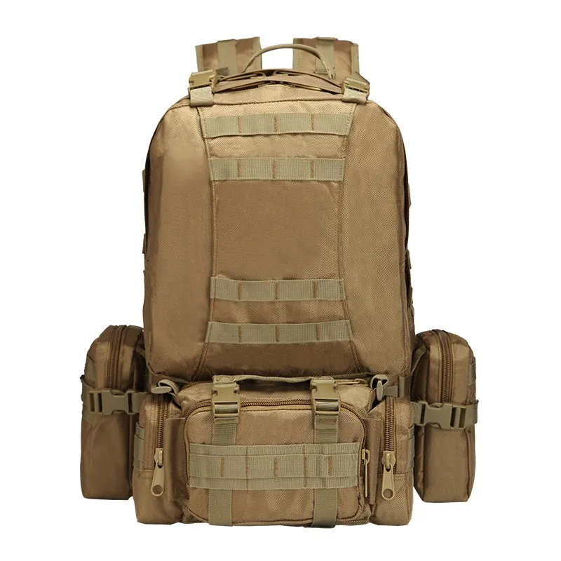 Large Capacity Tactical Backpack Waterproof Oxford Cloth Modular Combination Outdoor Hiking Camping Military Rucksack