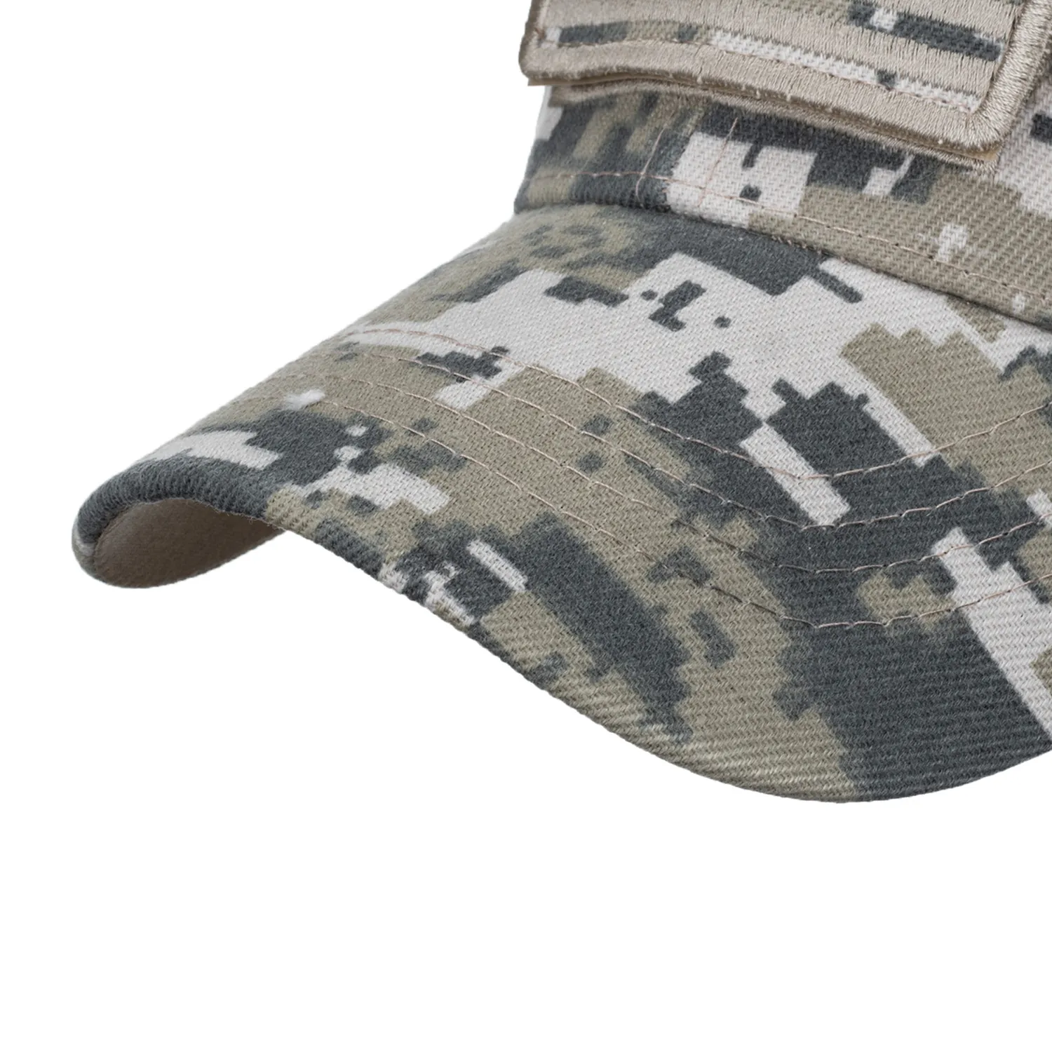 Taktische Camouflage Baseballkappe Mit US Flagge Patch Atmungsaktivem Mesh Sonnenschutz Verstellbarer Outdoor Sporthut Für Herren