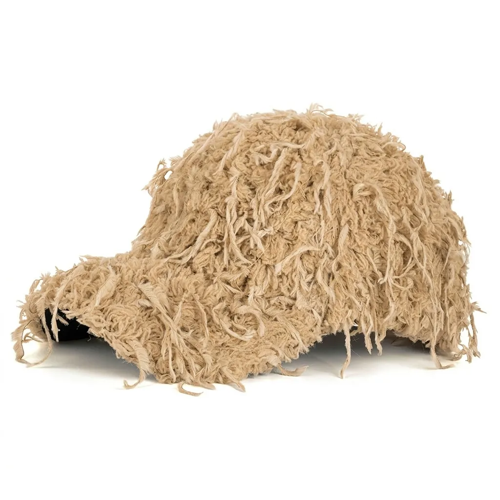 Fashion Women Faux Fur Plush Baseball Cap Winter Warm Shaggy Tassel Peak Cap Solid Color Casual Outdoor Headwear