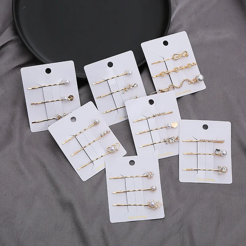 Elegante Legierung Kunstperle Strass Haarklammer Für Damen Koreanischer Stil Vergoldet Herz Unendlichkeit Barrettes Täglich Hochzeit Accessoire