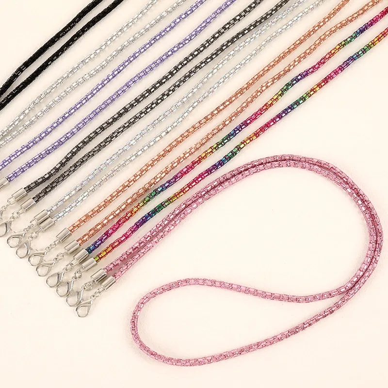 Luxury Beaded Crossbody Chain For Bags Phone Lanyard Replacement Shoulder Strap With Lobster Clasp Women Fashion Bag Pendant Accessories