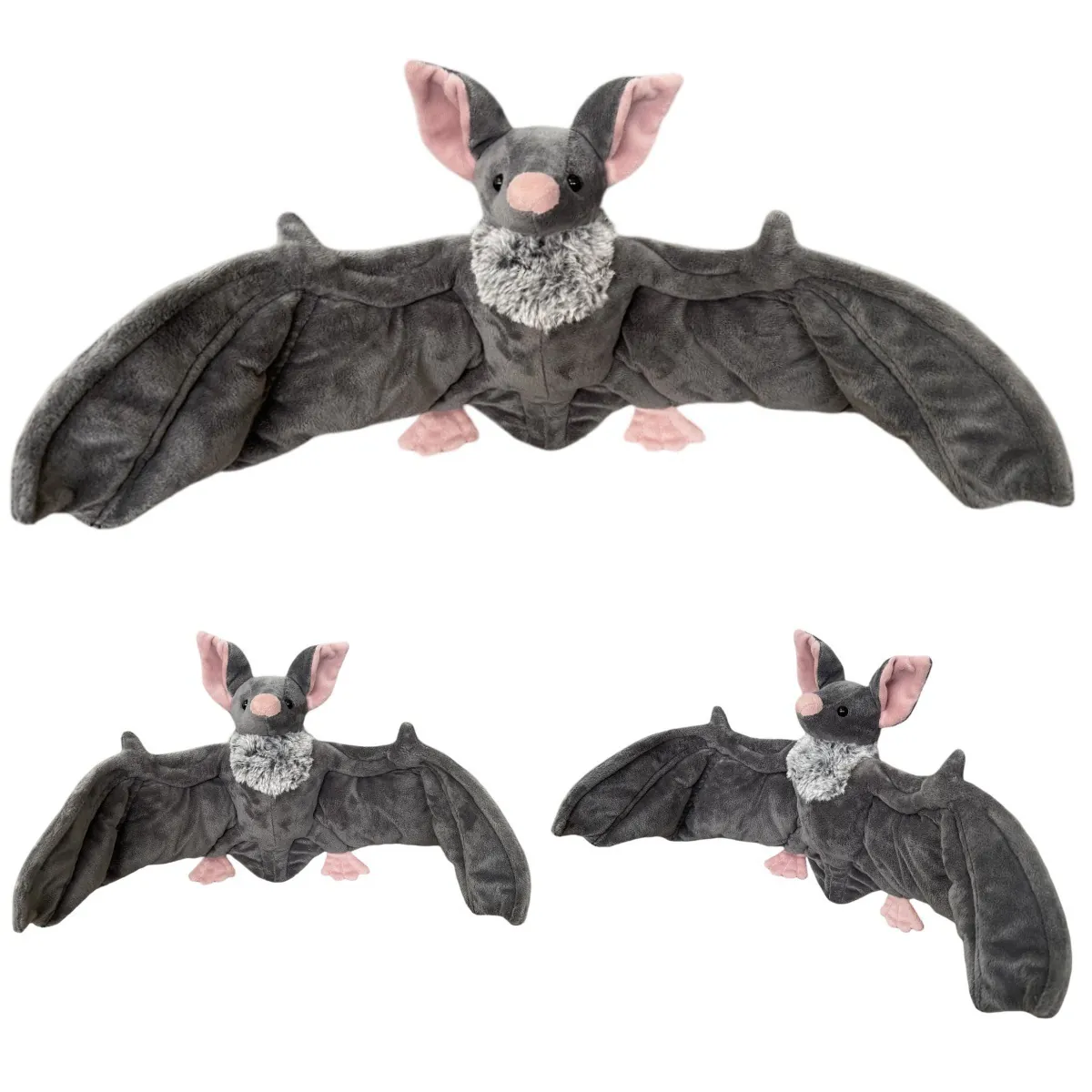 Jouet en Peluche Chauve-Souris d'Halloween Animal en Peluche Doux Pour Décoration de Fête d'Halloween Cadeau Enfant