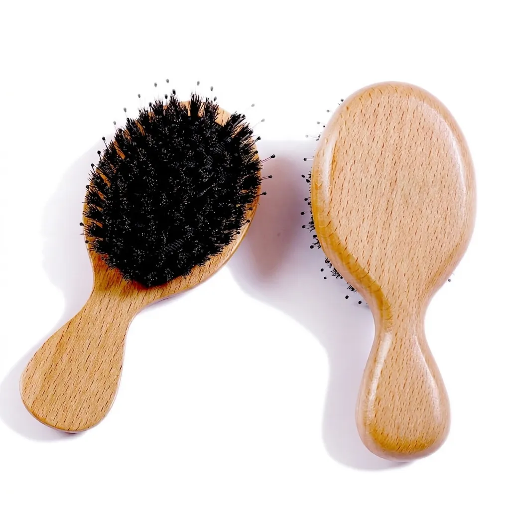 Brosse à Cheveux Professionnelle en Plastique pour Massage Peigne Démêlant pour le Cuir Chevelu Soins Quotidien