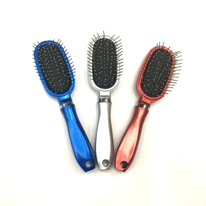 Portable Air Cushion Massage Hairbrush Metal Pin Anti-Static Detangling Hair Comb For Women Scalp Care Professional Styling Brush