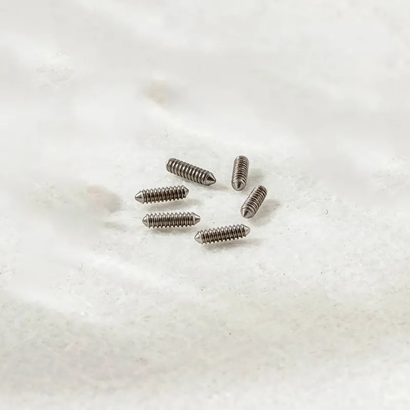 Innengewinde Körper Piercing Schmuck Schraubpfosten Konversionsstab Titanstahl F136 Titanlegierung Chirurgisches Metall Zubehör