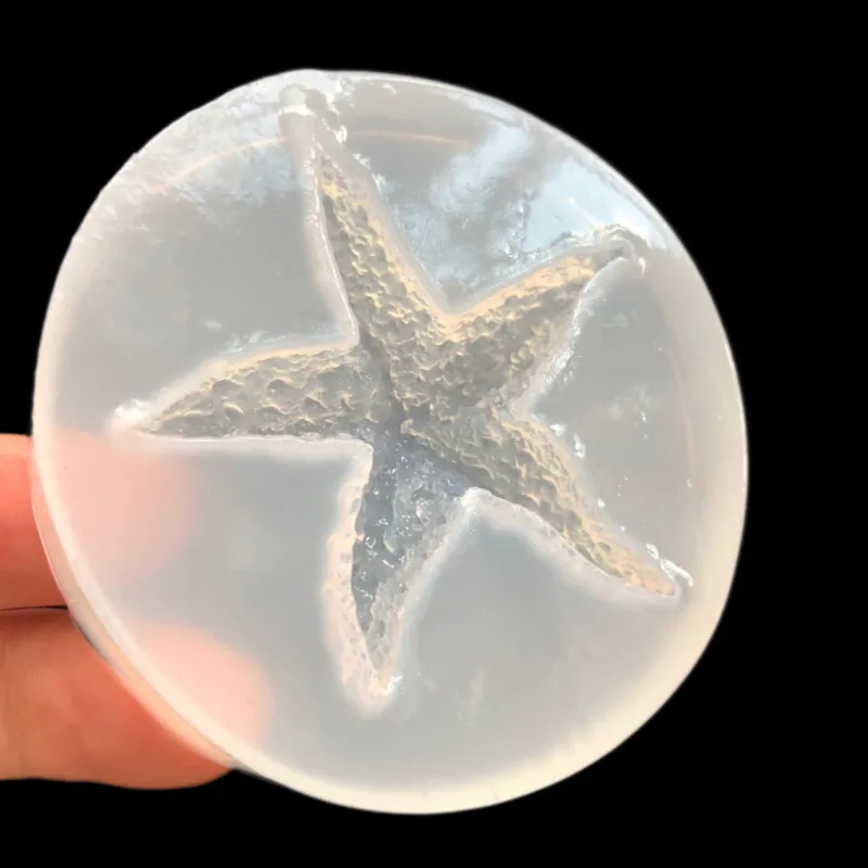 Starfish Silicone Mold For Resin Casting DIY Handmade Jewelry Mirror Crystal Epoxy Mold Baking Tool Cake Fondant Mold