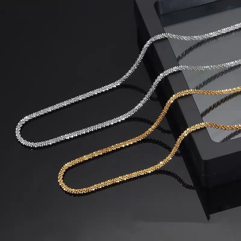 Minimalistische 316L Edelstahl Sternenhimmel Halskette Für Herren Damen Hochglanzpoliert Funkelnder Halsschmuck Geschenk