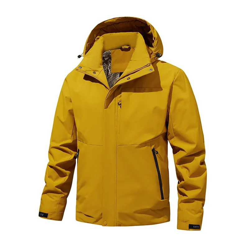 Unisex Winter Padded Jacket Waterproof Windproof Hooded Graphene Thermal Outdoor Hiking Coat Warm Casual Outerwear