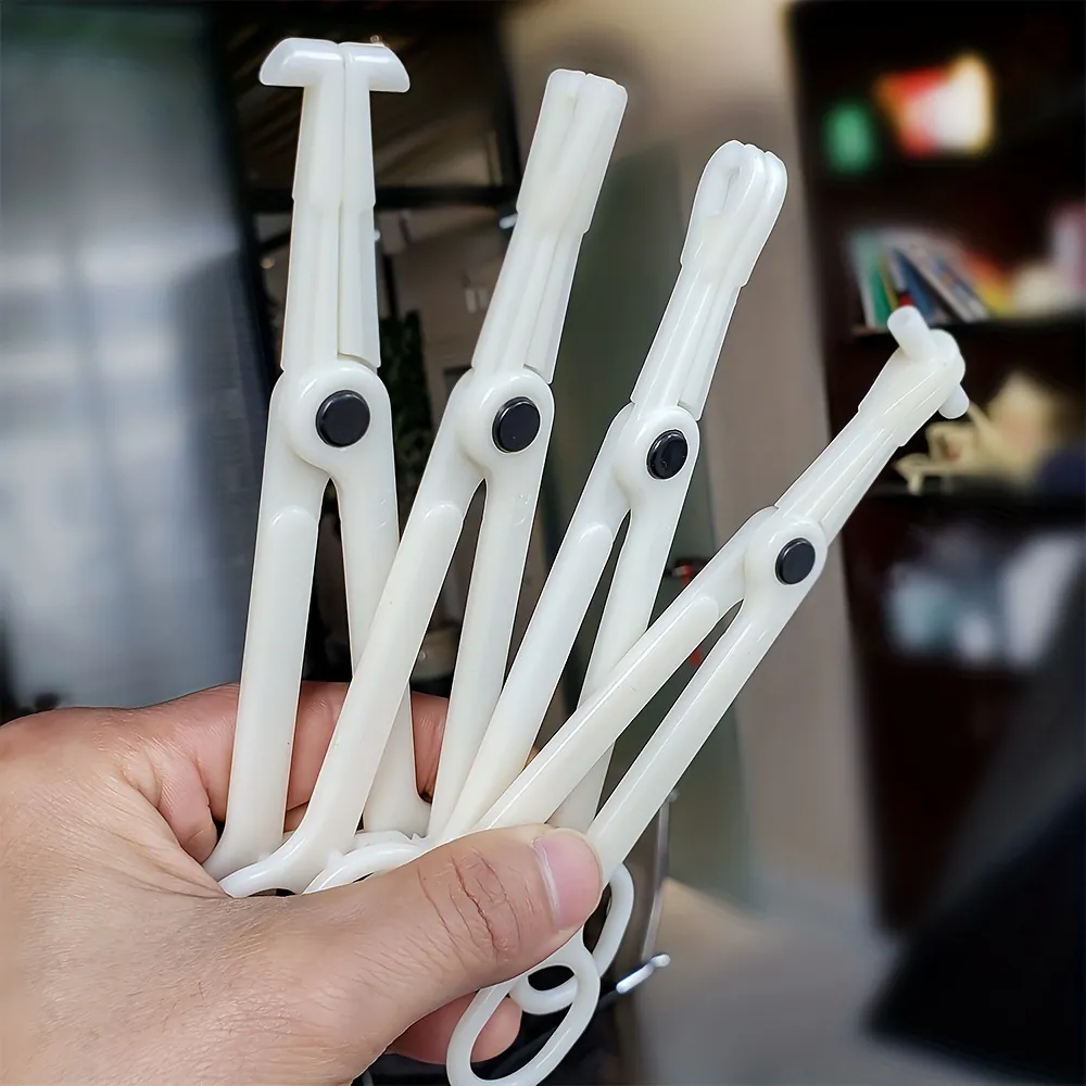 Disposable Body Piercing Tools ABS Plastic Piercing Clamps For Ear Nose Tongue Positioning Pliers Salon Tattoo Accessories