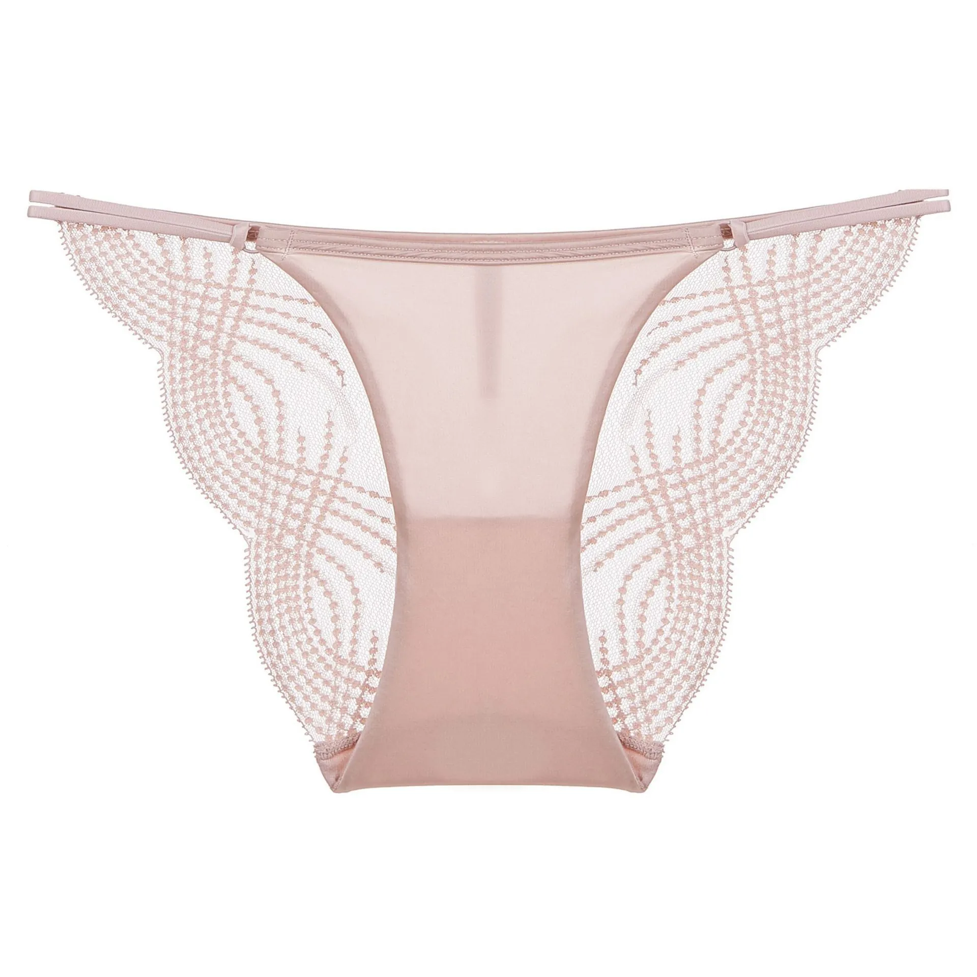 Damen Sexy Spitze Unterhosen Französischer Stil Atmungsaktiv Niedrige Taille Nylon Slip Mit Baumwolle Zwickel Hüftstraffung Dessous
