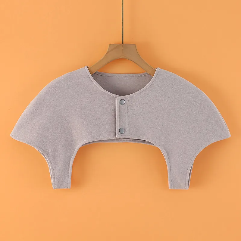 Dralon Shoulder Warmer Protector Warm Breathable Snap Button Shawl Cape For Sleep Postpartum Women Elderly Soft Shoulder Guard