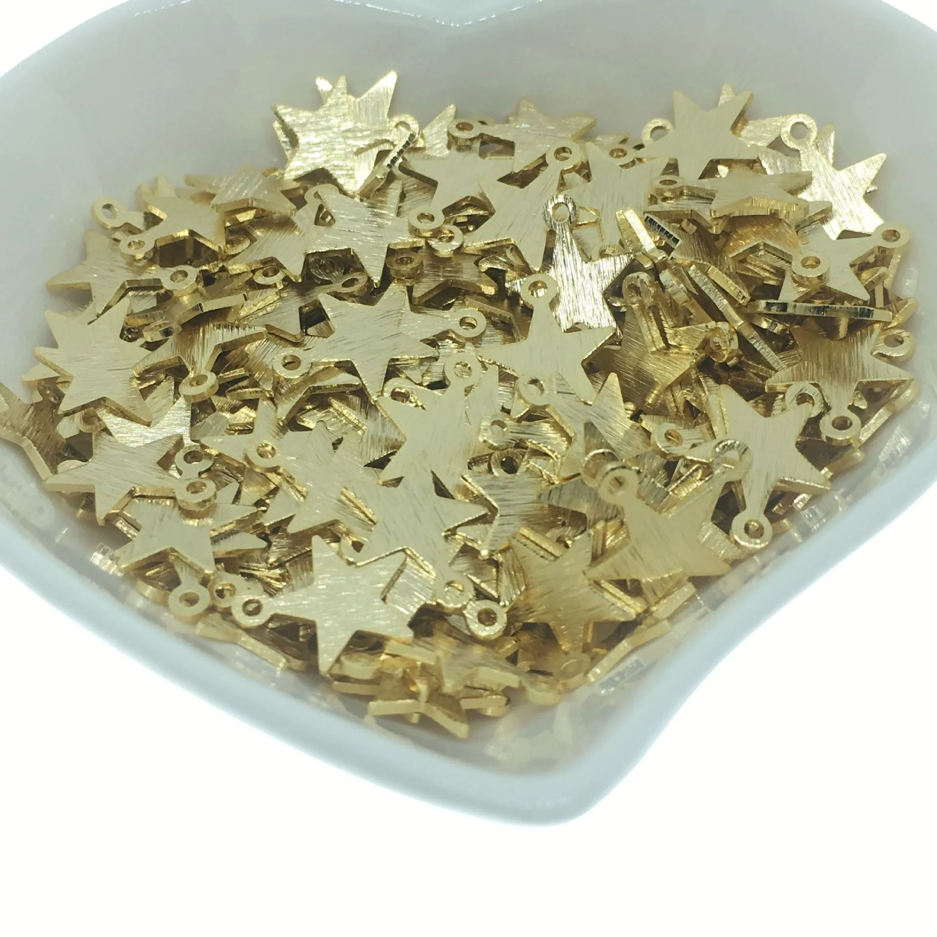 Accessoires de Fabrication de Bijoux DIY Pentagramme Étoile Rectangle Barre Cuivre Charmes Pendentifs Géométrique Or Argent Plaqué Fourniture de Bijoux