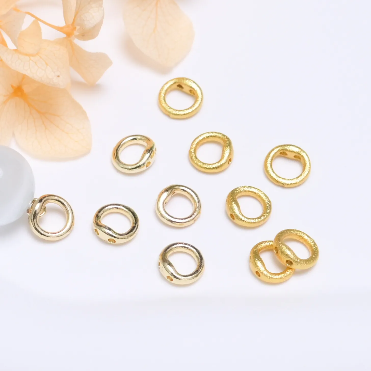 Connecteur de Fermoir d'Extrémité en Cuivre Rempli d'Or 14K pour Bracelet Collier Perles Fabrication de Bijoux DIY