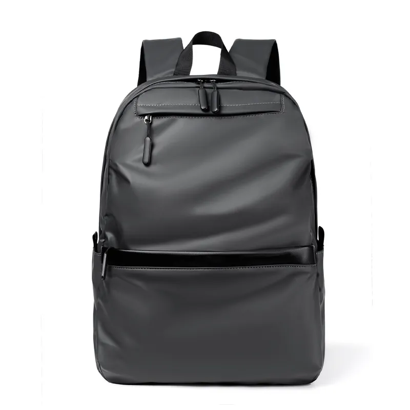 Minimalist Business Waterproof Laptop Backpack Large Capacity Functional Travel School Daypack For Men Women Solid Color