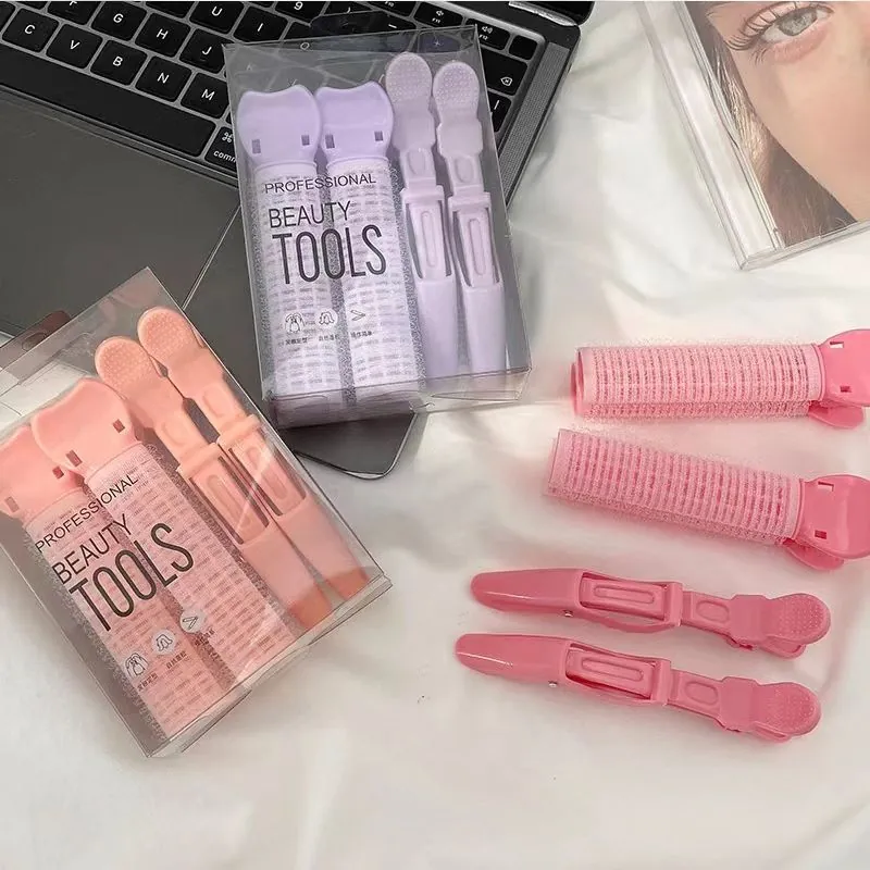 Professional Hair Root Volumizing Clip Set For Women Fresh Sweet Style Plastic Nylon Self Adhesive Hair Root Shaping Styling Tool