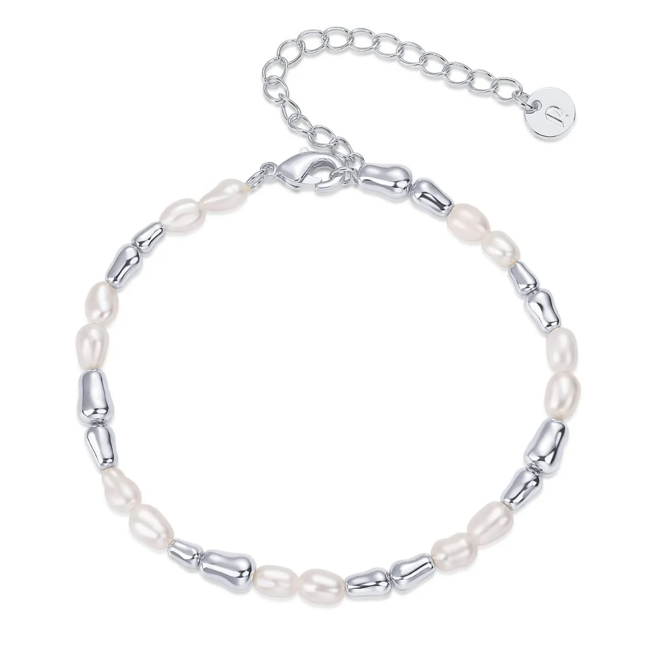 Luxus Barock Natürliche Süßwasserperlen Armband Mit 14K Vergoldetem Messing Perlenkette Unregelmäßige Metallperlen Verstellbares Armband Für Damen Schmuck Geschenk