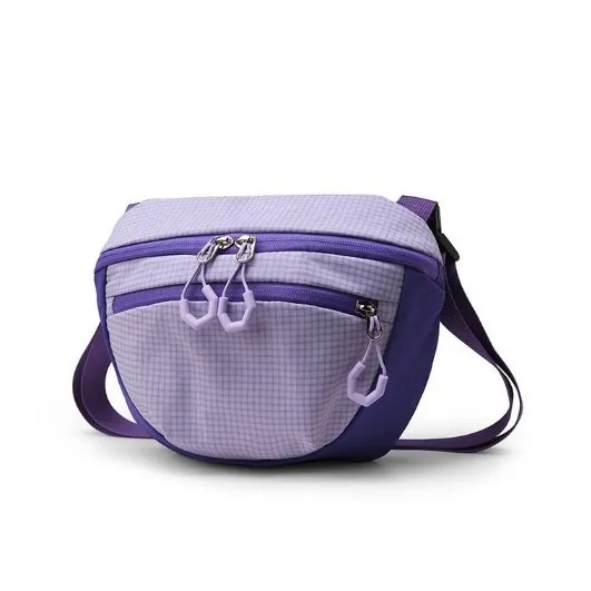 Lightweight Casual Crossbody Bag Women Outdoor Waterproof Ripstop Grid Shoulder Bag Multi Pocket Minimalist Commuter Bag
