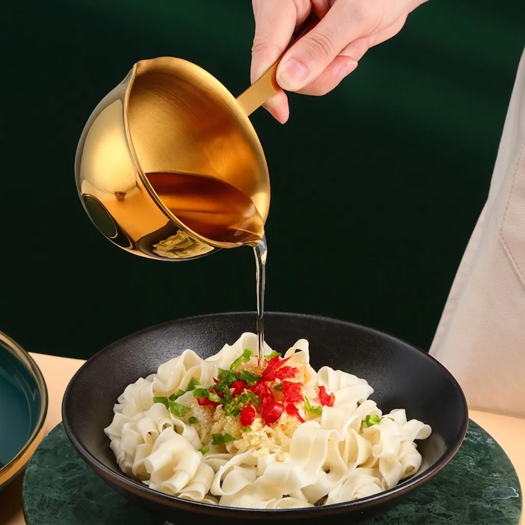 Modern 304 Stainless Steel Mini Milk Pot With Double Spouts Three Layer Bottom For Butter Chocolate Melting Sauce Pan
