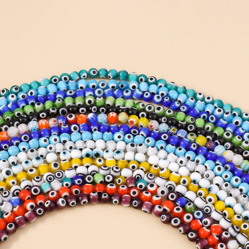 Evil Eye Resin Loose Beads DIY Jewelry Making Accessory For Necklace Bracelet Individual Style Handmade Craft Supplies