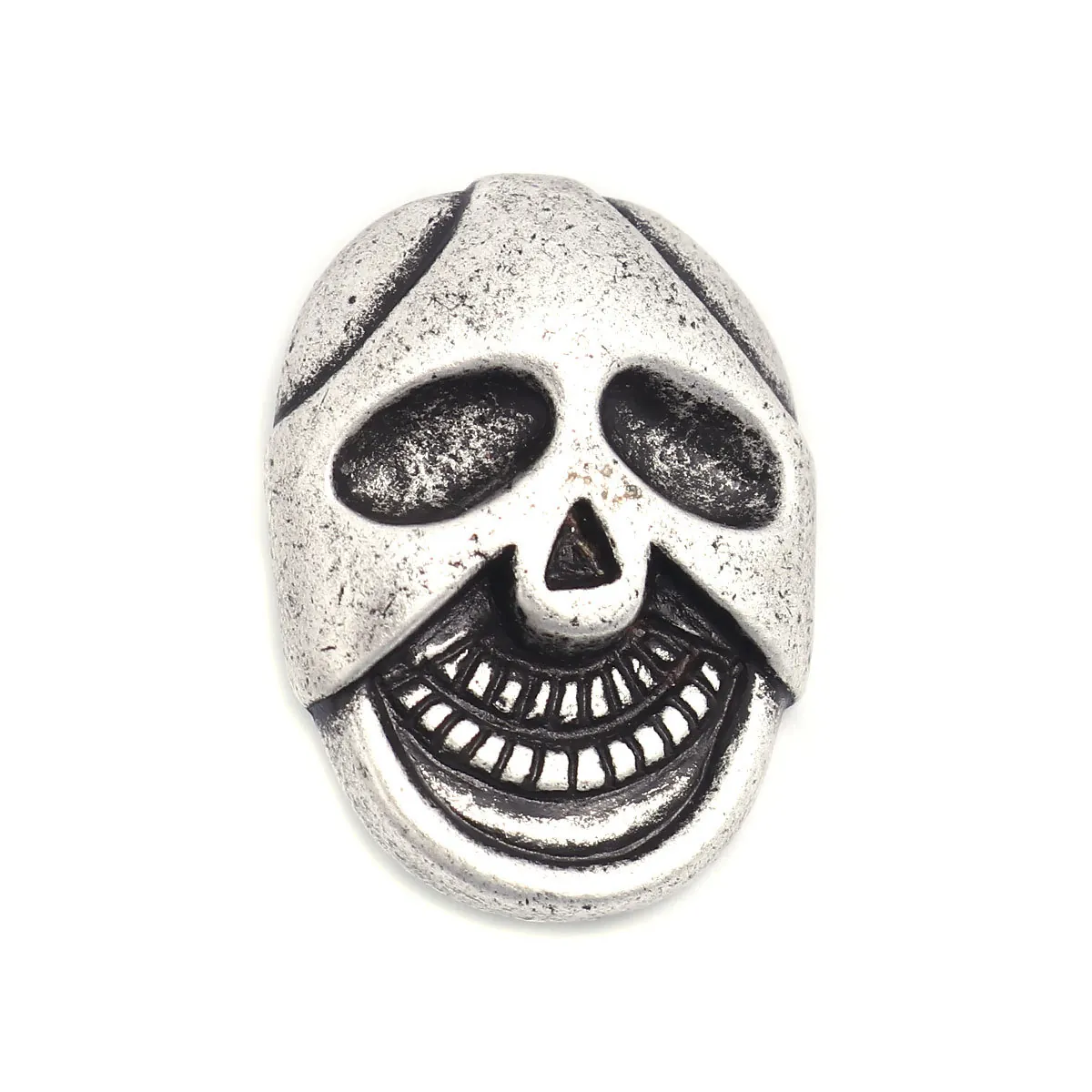 Antique Silver Zinc Alloy Skull Shape Shank Buttons Vintage Metal Buttons For Clothing DIY Sewing Crafts Accessories
