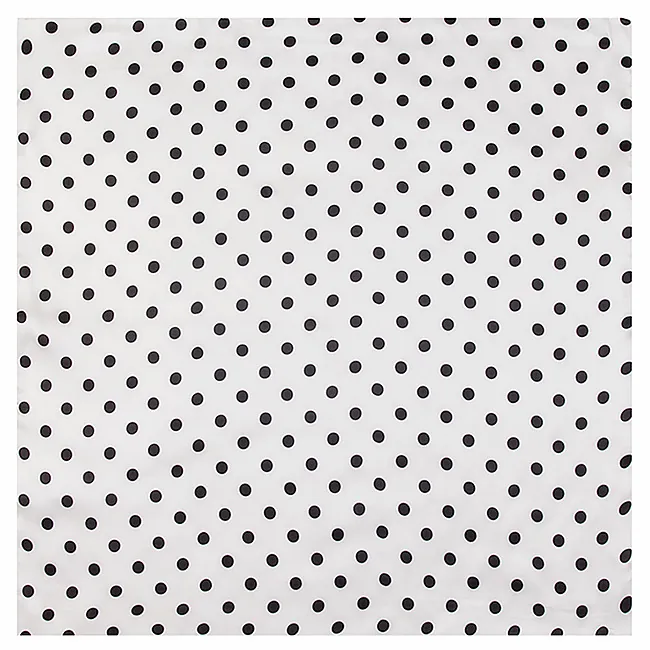 Foulard Quadrato in Satin a Pois Vintage per Donna Elegante Sciarpa da Collo Decorativa Fascia per Capelli Accessorio per Borsa