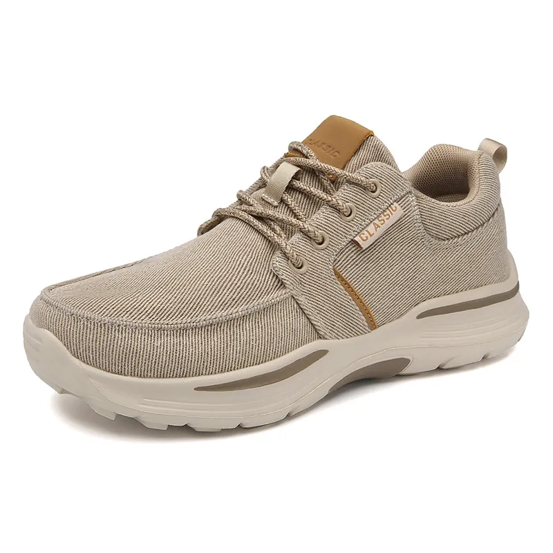 Zapatos de Lona Casuales para Hombre Transpirables Ligeros Zapatillas de Deporte Bajas de Color Sólido para Actividades Diarias al Aire Libre