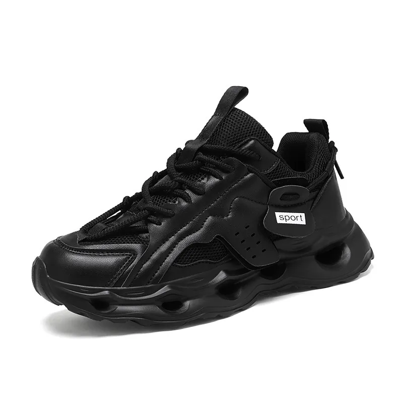 Women Fashion Chunky Sneakers Breathable Lightweight Mesh Thick Sole Lace Up Sporty Daddy Shoes Daily Casual Walking Shoes