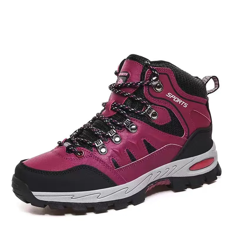 Mid-High Top Hiking Shoes For Men Women Non-Slip Waterproof Outdoor Trekking Boots Breathable Athletic Trail Sneakers Casual Sport Footwear