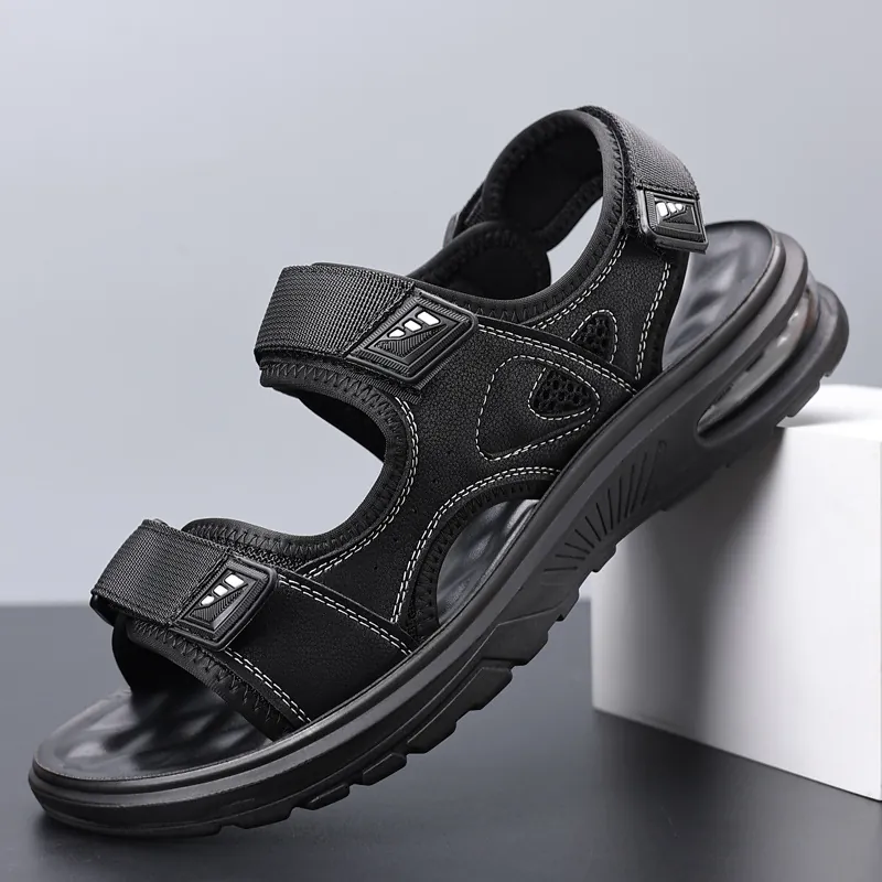 Sandalias Deportivas Casuales para Hombre Parte Superior de Malla Transpirable Con Suela de Cojín de Aire Amortiguadora Zapatos de Playa