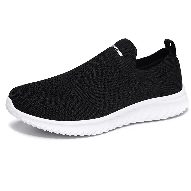 Zapatillas de Running de Malla Transpirable Unisex Zapatillas Casuales Slip-on Suela de EVA Ligera Zapatos Deportivos Hombre Mujer