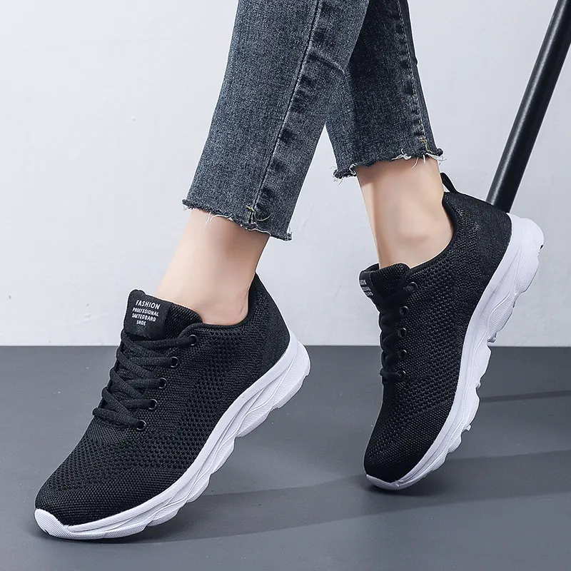Women's Breathable Mesh Running Shoes Lightweight Non-Slip Athletic Sneakers For Walking Work Casual Sports Daily Comfort Mesh Shoes