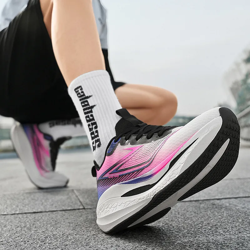 Professional Gradient Mesh Running Shoes Retro Trend 3.0 Breathable Lightweight Non-Slip Athletic Sneakers For Men Women Marathon Outdoor Walking