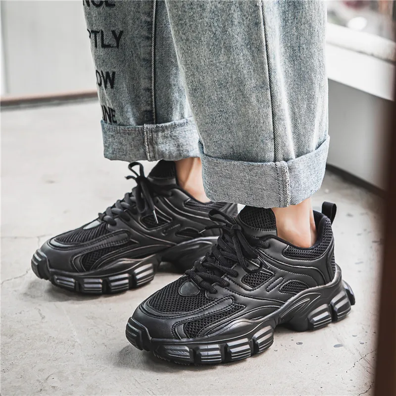 Retro Chunky Sneaker Für Herren Damen Atmungsaktive Mesh Spleißen Dicke Sohle Dad Shoes Casual Outdoor Laufen Walking Sportschuhe B886